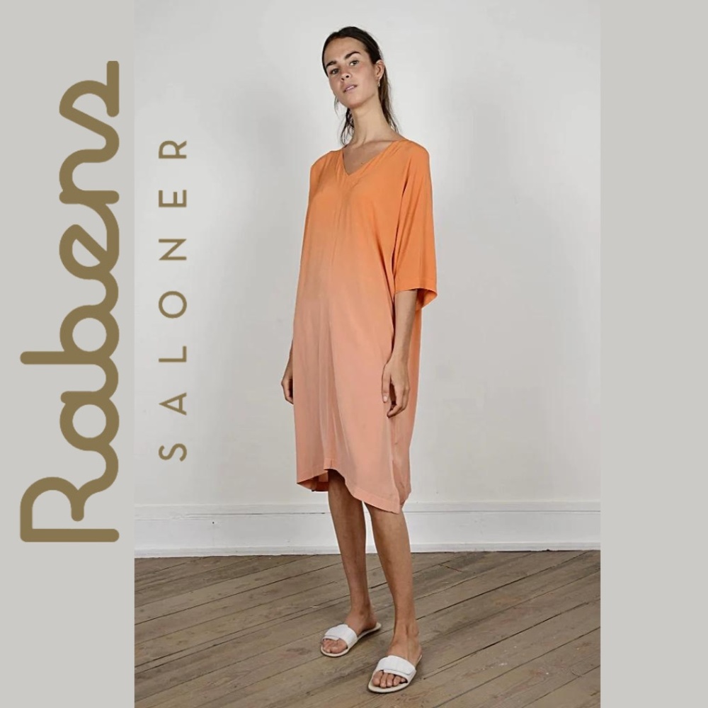 Rabens Saloner Oversized Crinkle Shirt Dress